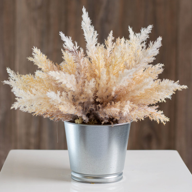 Primrue 12'' Artificial Pampas Grass in Pot Wayfair